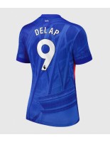 Chelsea Liam Delap #9 Domácí Dres pro Dámské 2025-26 Krátký Rukáv